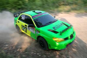 Mike Engle / Morgan Engle Subaru WRX STi on SS5, Chainsaw Junction.