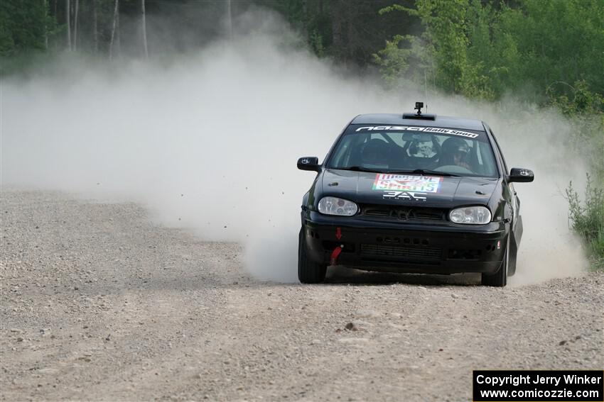 Chase Blakely / Mike Callaway VW GTI on SS4, Hollow Woodtick.