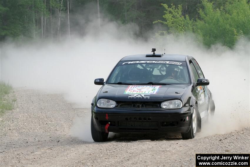 Chase Blakely / Mike Callaway VW GTI on SS4, Hollow Woodtick.