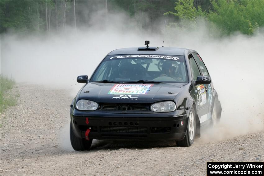 Chase Blakely / Mike Callaway VW GTI on SS4, Hollow Woodtick.