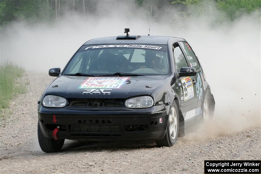 Chase Blakely / Mike Callaway VW GTI on SS4, Hollow Woodtick.