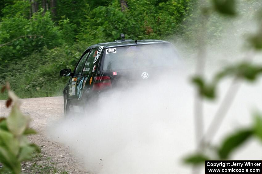 Chase Blakely / Mike Callaway VW GTI on SS4, Hollow Woodtick.