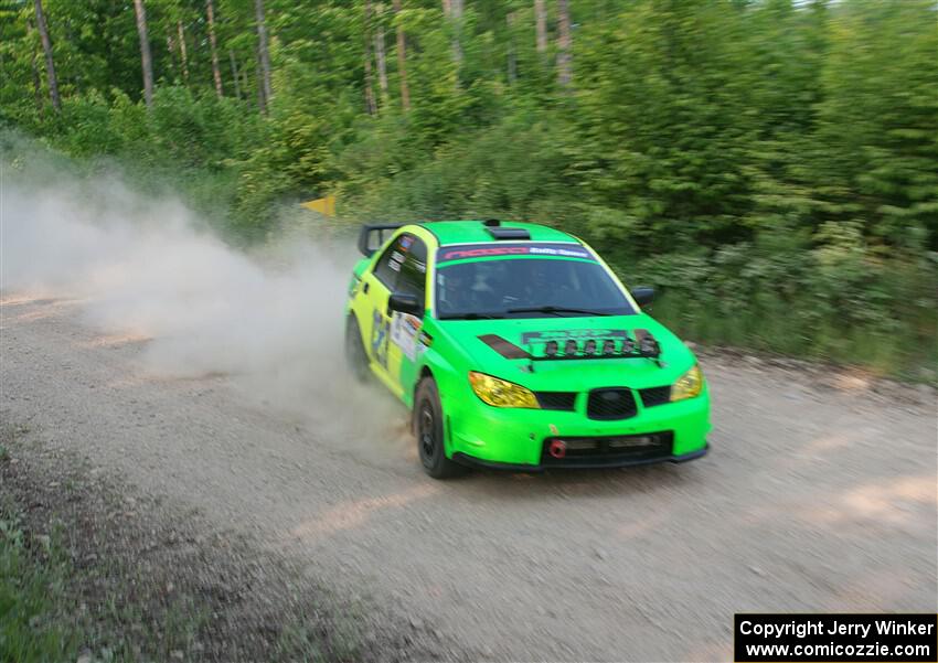 Mike Engle / Morgan Engle Subaru WRX STi on SS5, Chainsaw Junction.