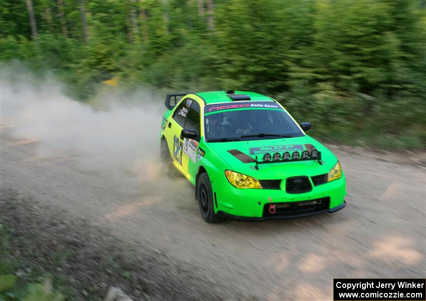 Mike Engle / Morgan Engle Subaru WRX STi on SS5, Chainsaw Junction.