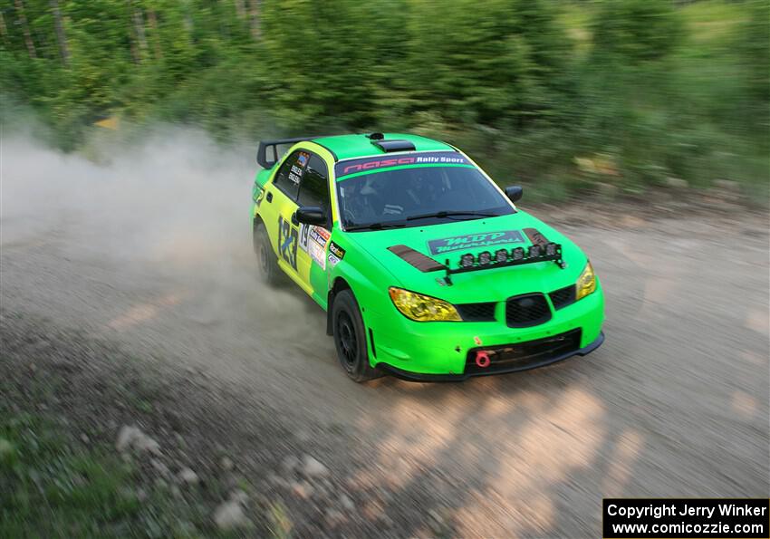 Mike Engle / Morgan Engle Subaru WRX STi on SS5, Chainsaw Junction.