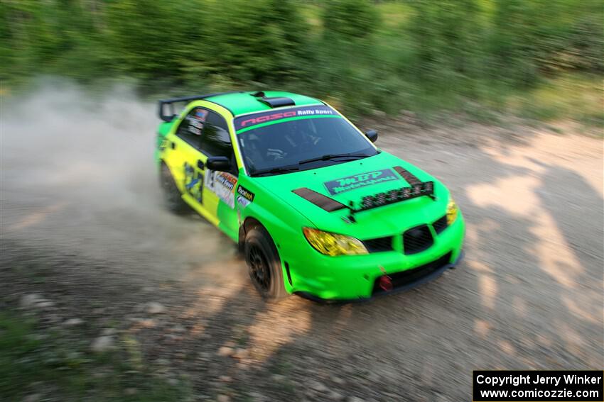 Mike Engle / Morgan Engle Subaru WRX STi on SS5, Chainsaw Junction.