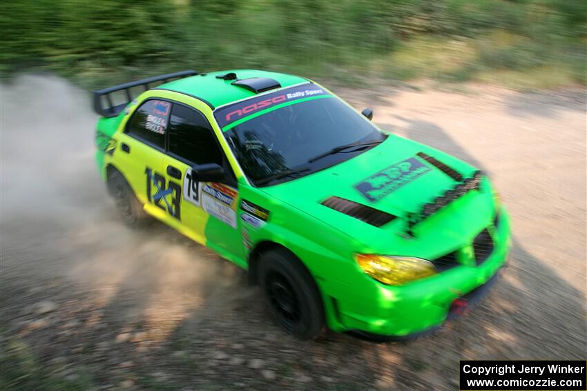 Mike Engle / Morgan Engle Subaru WRX STi on SS5, Chainsaw Junction.