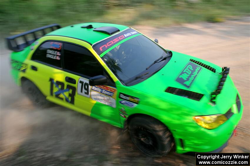 Mike Engle / Morgan Engle Subaru WRX STi on SS5, Chainsaw Junction.