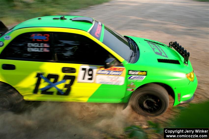 Mike Engle / Morgan Engle Subaru WRX STi on SS5, Chainsaw Junction.