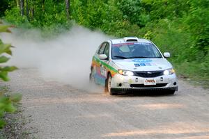 Sam Jacques / Trevor LaCombe Subaru Impreza on SS5, Chainsaw Junction.