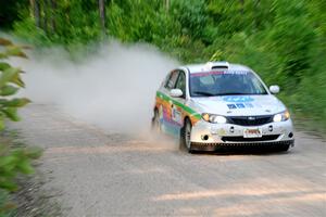 Sam Jacques / Trevor LaCombe Subaru Impreza on SS5, Chainsaw Junction.