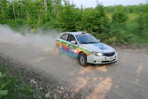 Sam Jacques / Trevor LaCombe Subaru Impreza on SS5, Chainsaw Junction.