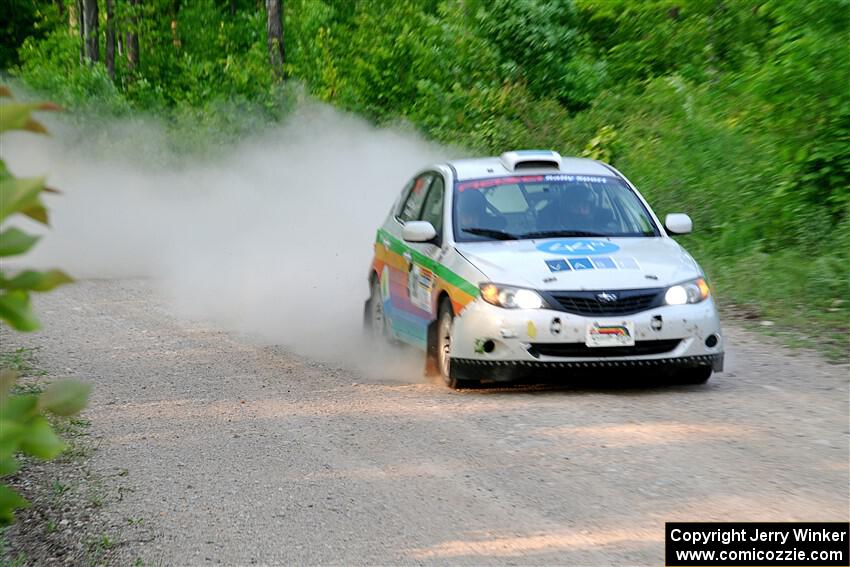 Sam Jacques / Trevor LaCombe Subaru Impreza on SS5, Chainsaw Junction.