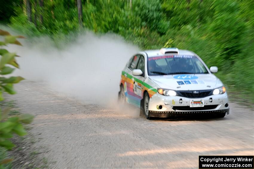 Sam Jacques / Trevor LaCombe Subaru Impreza on SS5, Chainsaw Junction.