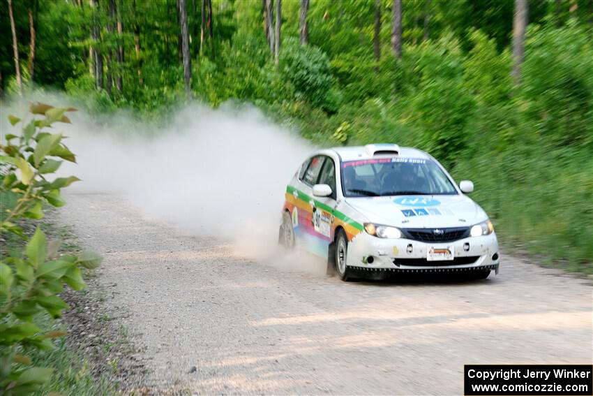 Sam Jacques / Trevor LaCombe Subaru Impreza on SS5, Chainsaw Junction.