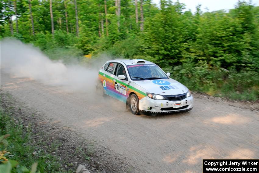 Sam Jacques / Trevor LaCombe Subaru Impreza on SS5, Chainsaw Junction.