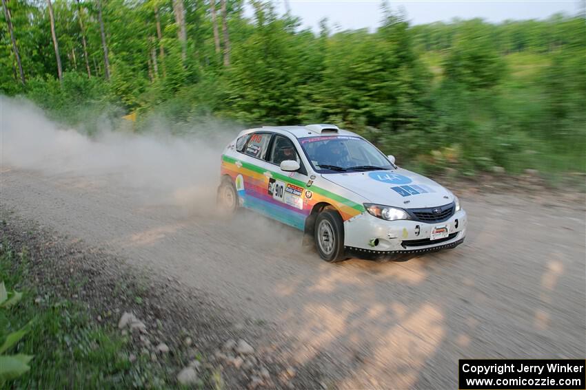 Sam Jacques / Trevor LaCombe Subaru Impreza on SS5, Chainsaw Junction.