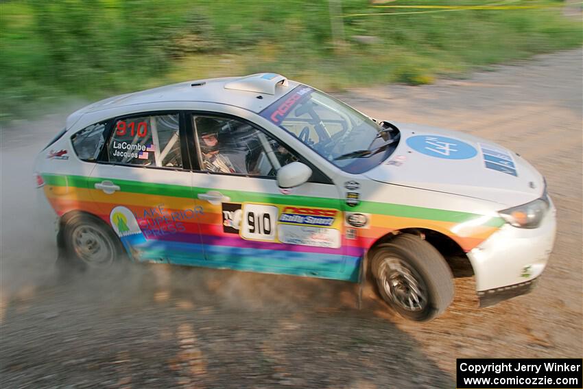 Sam Jacques / Trevor LaCombe Subaru Impreza on SS5, Chainsaw Junction.