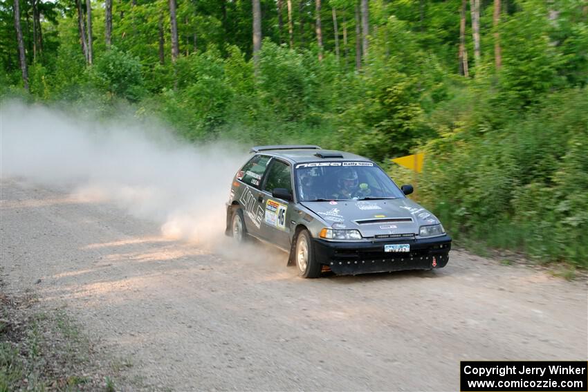 Nick Lyle / Kevin Dobrowolski Honda Civic Si on SS5, Chainsaw Junction.