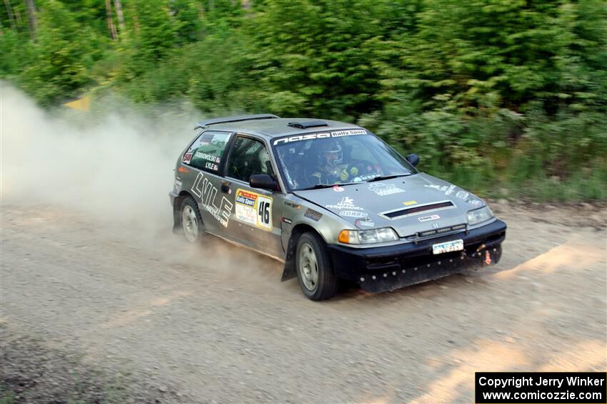 Nick Lyle / Kevin Dobrowolski Honda Civic Si on SS5, Chainsaw Junction.