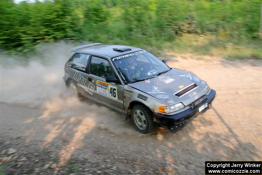 Nick Lyle / Kevin Dobrowolski Honda Civic Si on SS5, Chainsaw Junction.