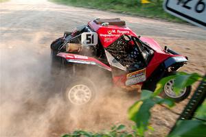 Sebastian Gomez Abero / Michelle Rogers Rage Comet R200T on SS5, Chainsaw Junction.