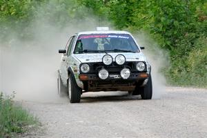 Mark Rokus / Mike Van Alphen VW GTI on SS5, Chainsaw Junction.