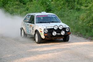 Mark Rokus / Mike Van Alphen VW GTI on SS5, Chainsaw Junction.