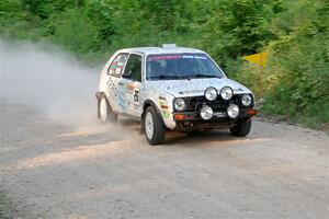 Mark Rokus / Mike Van Alphen VW GTI on SS5, Chainsaw Junction.