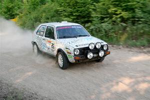 Mark Rokus / Mike Van Alphen VW GTI on SS5, Chainsaw Junction.