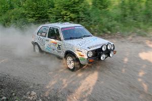 Mark Rokus / Mike Van Alphen VW GTI on SS5, Chainsaw Junction.