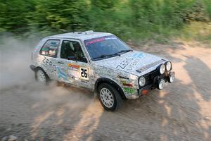 Mark Rokus / Mike Van Alphen VW GTI on SS5, Chainsaw Junction.