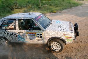 Mark Rokus / Mike Van Alphen VW GTI on SS5, Chainsaw Junction.