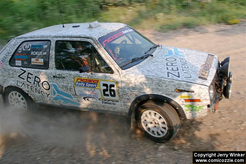 Mark Rokus / Mike Van Alphen VW GTI on SS5, Chainsaw Junction.