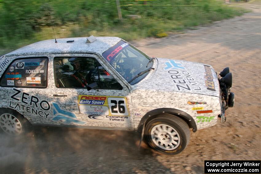 Mark Rokus / Mike Van Alphen VW GTI on SS5, Chainsaw Junction.