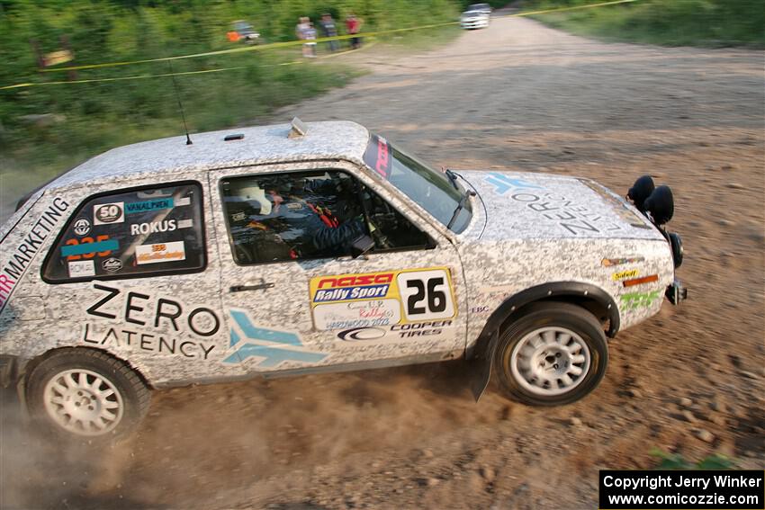 Mark Rokus / Mike Van Alphen VW GTI on SS5, Chainsaw Junction.