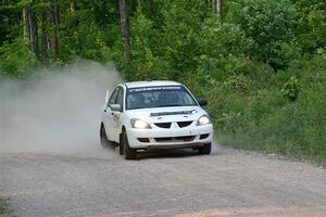 Andrew Bockheim / Salvatore LoPresti Mitsubishi Lancer on SS5, Chainsaw Junction.