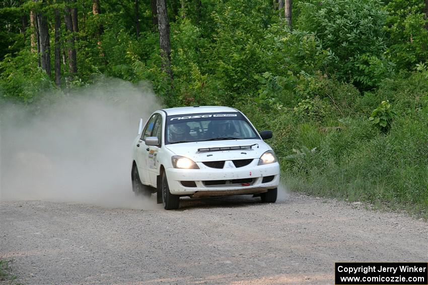 Andrew Bockheim / Salvatore LoPresti Mitsubishi Lancer on SS5, Chainsaw Junction.