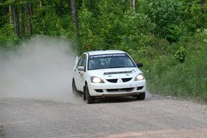 Andrew Bockheim / Salvatore LoPresti Mitsubishi Lancer on SS5, Chainsaw Junction.