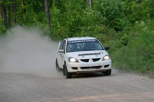 Andrew Bockheim / Salvatore LoPresti Mitsubishi Lancer on SS5, Chainsaw Junction.