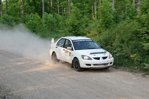 Andrew Bockheim / Salvatore LoPresti Mitsubishi Lancer on SS5, Chainsaw Junction.