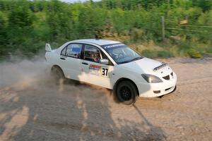 Andrew Bockheim / Salvatore LoPresti Mitsubishi Lancer on SS5, Chainsaw Junction.