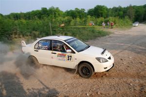 Andrew Bockheim / Salvatore LoPresti Mitsubishi Lancer on SS5, Chainsaw Junction.