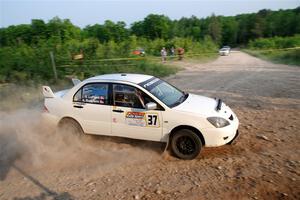 Andrew Bockheim / Salvatore LoPresti Mitsubishi Lancer on SS5, Chainsaw Junction.