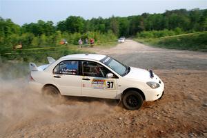 Andrew Bockheim / Salvatore LoPresti Mitsubishi Lancer on SS5, Chainsaw Junction.