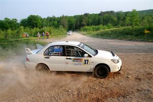 Andrew Bockheim / Salvatore LoPresti Mitsubishi Lancer on SS5, Chainsaw Junction.