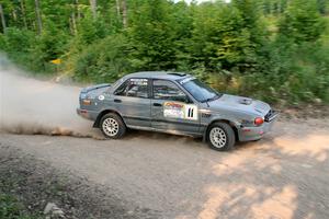 Dexter Clark / Jon McCallie Nissan Sentra SE-R on SS5, Chainsaw Junction.