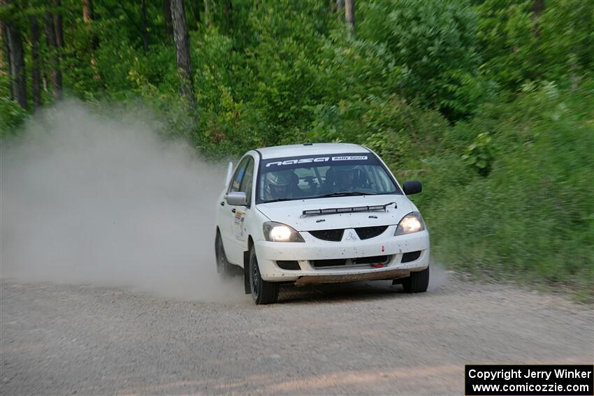 Andrew Bockheim / Salvatore LoPresti Mitsubishi Lancer on SS5, Chainsaw Junction.