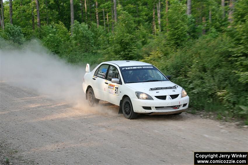 Andrew Bockheim / Salvatore LoPresti Mitsubishi Lancer on SS5, Chainsaw Junction.