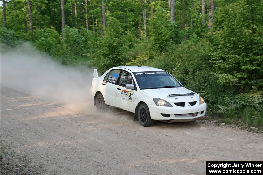 Andrew Bockheim / Salvatore LoPresti Mitsubishi Lancer on SS5, Chainsaw Junction.